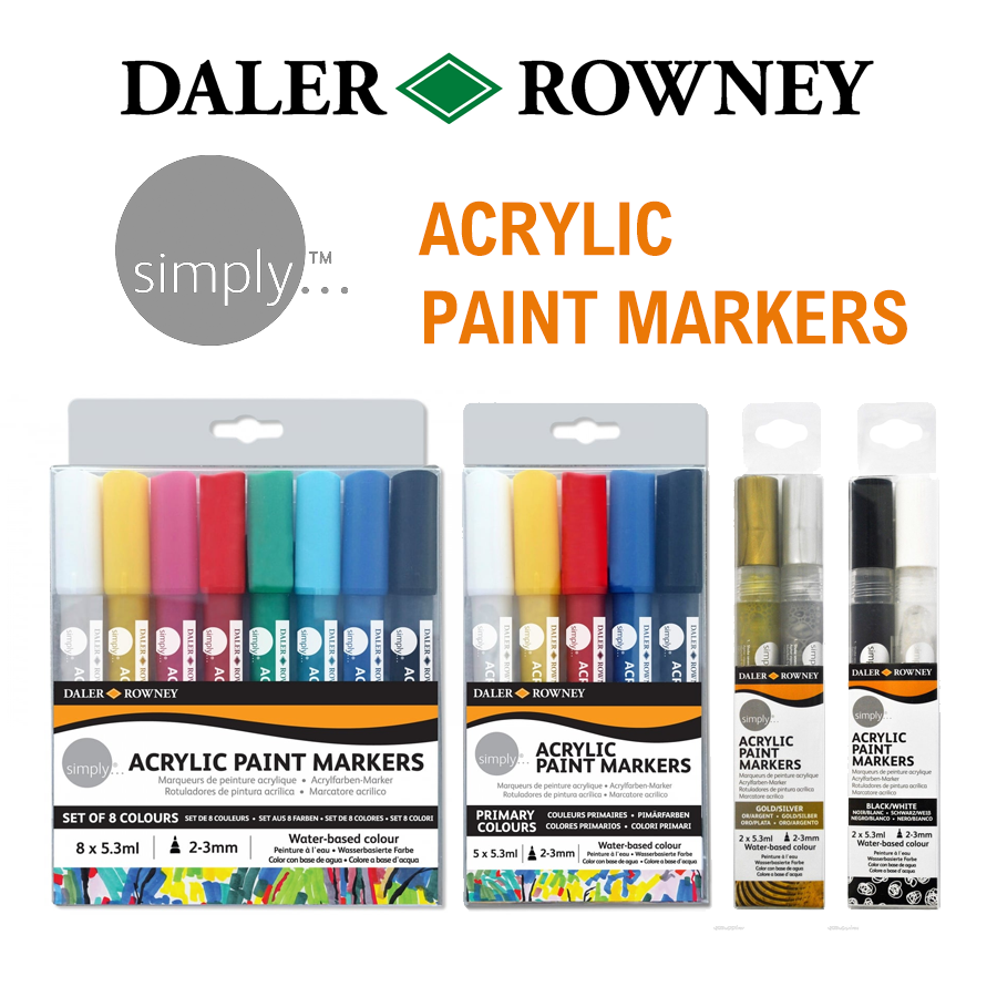 Daler Rowney Acrylic Paint Markers