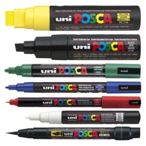 Uni Posca Pens and Markers