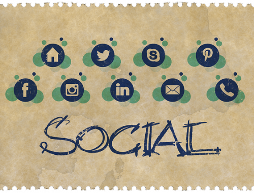 Social media Icons (credit to Pixabay)