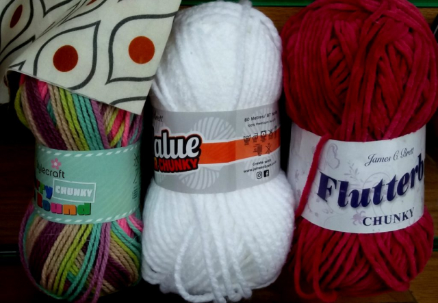 Chunky wool - Stylecraft Value Chunky and James Brett Flutterby