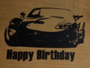 Happy Birthday Ink Stamp at Art and Craft Valley Coulsdon