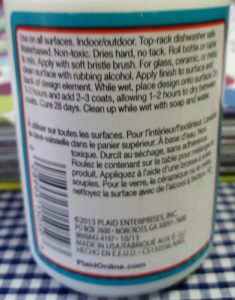 Mod Podge Back of bottle (for image transfers) at Art and Craft valley Coulsdon