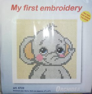 My first embroidery kit - at ACValley.co.uk
